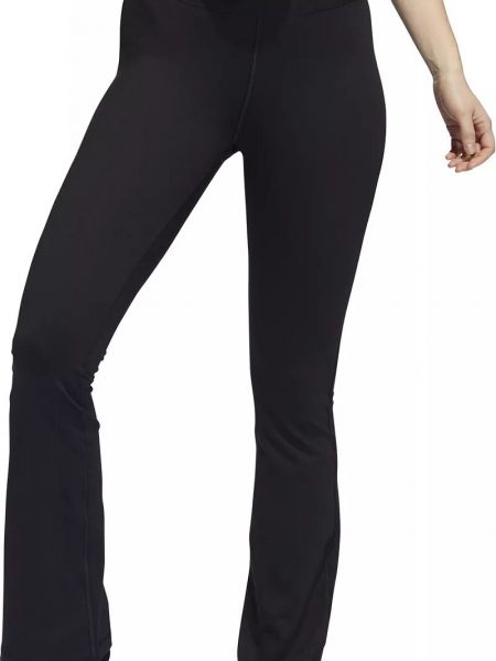 Женские расклешенные тайтсы Adidas Yoga Studio черный