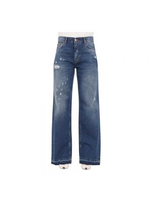Jeansy relaxed fit Vicolo niebieskie
