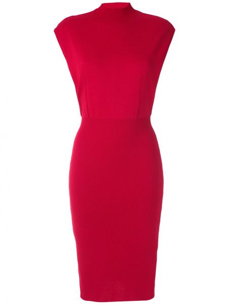 Трикотажное платье Osklen, красное