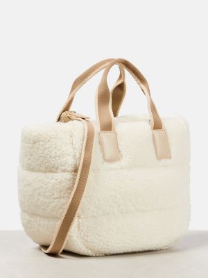 Nakupovalna torba Moncler bela