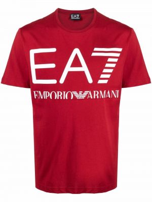 Camiseta Ea7 Emporio Armani rojo