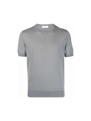 T-shirt aus baumwoll mit rundem ausschnitt Mauro Ottaviani grau