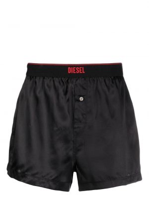 Hedvábné boxerky Diesel černé