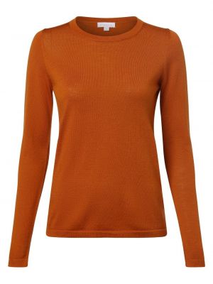 Sweter z wełny merino Brookshire pomarańczowy