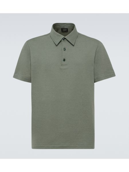 Polo en coton Brioni vert