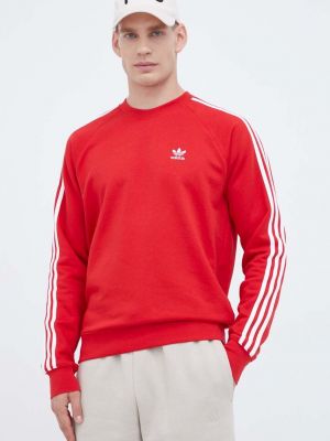 Суитчър с апликация Adidas Originals червено