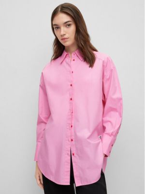 Bluză oversize Hugo roz