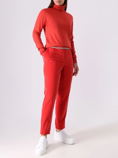 Вельветовые брюки Lorena Antoniazzi красные