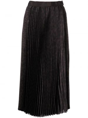 Midi sukně Sacai, černá
