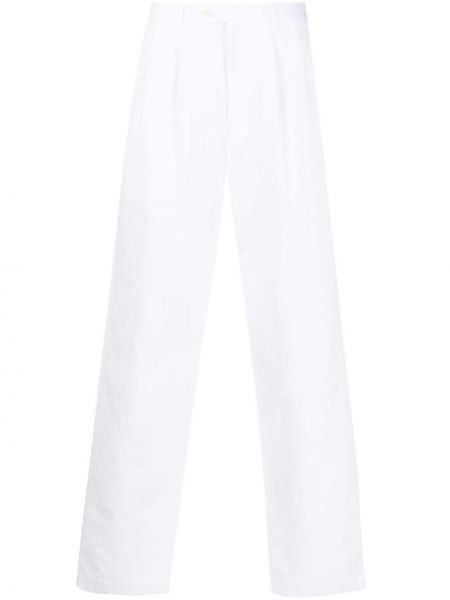 Egyenes szárú nadrág Junya Watanabe Man fehér