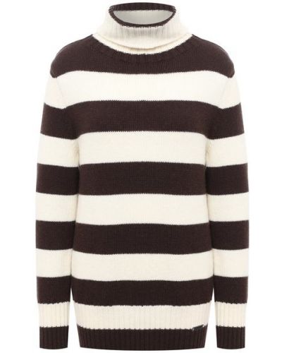 Кашемировый свитер Manzoni24, коричневый