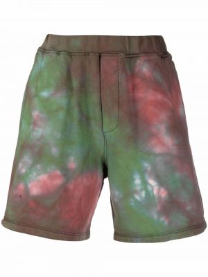 Batik shorts aus baumwoll mit print Dsquared2