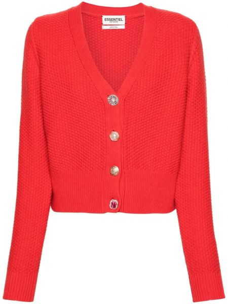 Cardigan tricotate Essentiel Antwerp roșu