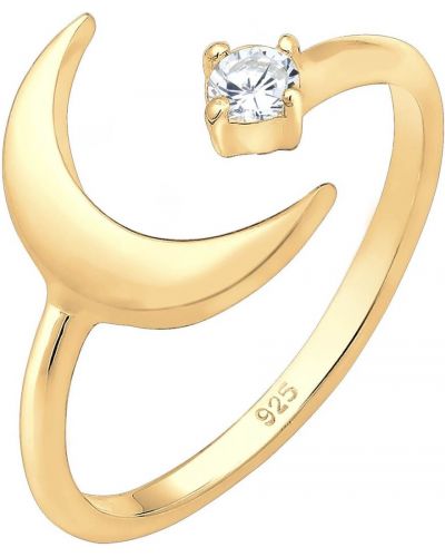 Prozirni prsten Elli zlatna
