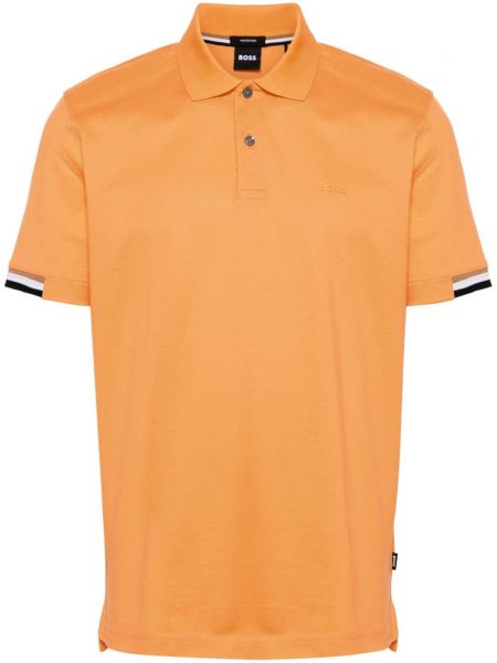 Pamut pólóing Boss narancsszínű