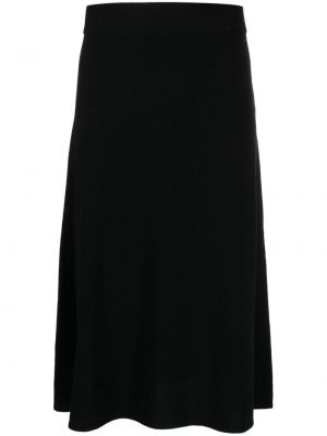 Pletená sukňa Yves Salomon čierna