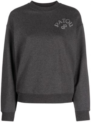 Sweatshirt aus baumwoll Patou grau