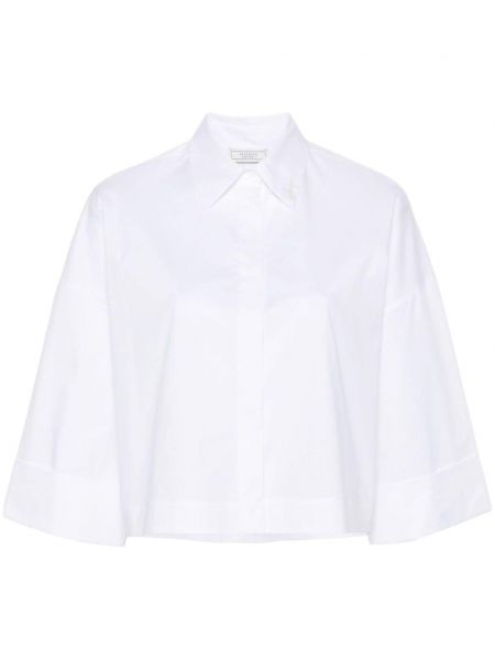 Риза бродирана Peserico бяло
