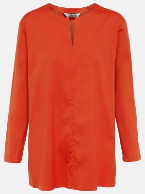 Bomull lång topp 's Max Mara orange