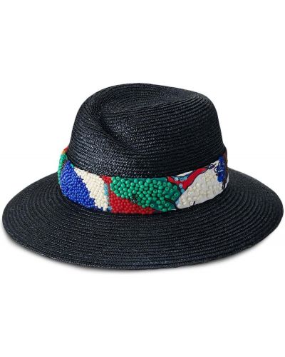 Sombrero con cuentas Maison Michel negro