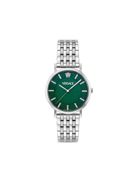 Zegarek slim fit Versace zielony