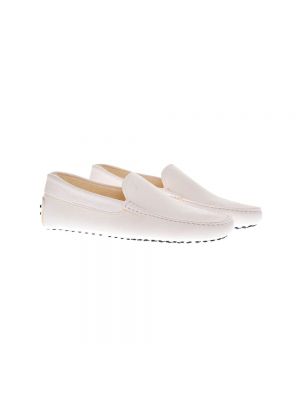 Loafers con tachuelas Tod's blanco