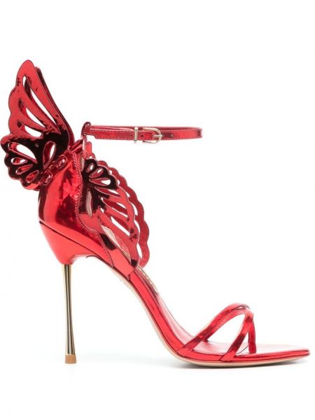 Sandales en cuir Sophia Webster rouge