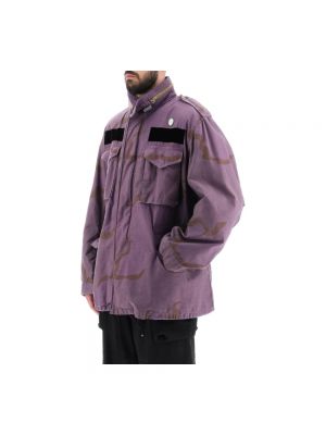Chaqueta con capucha de camuflaje Oamc violeta