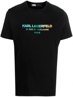 T-shirt Karl Lagerfeld svart