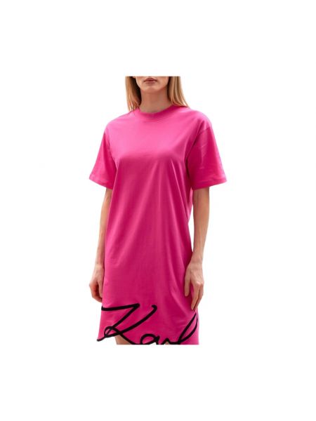 Mini vestido Karl Lagerfeld rosa