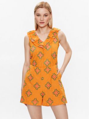 Ολόσωμη φόρμα Naf Naf πορτοκαλί