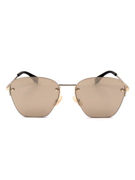 Okulary przeciwsłoneczne Fendi złote
