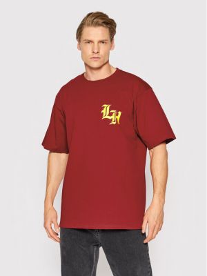 T-shirt oversize Local Heroes rouge