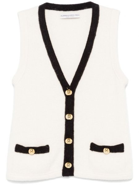 Vest Alessandra Rich hvid