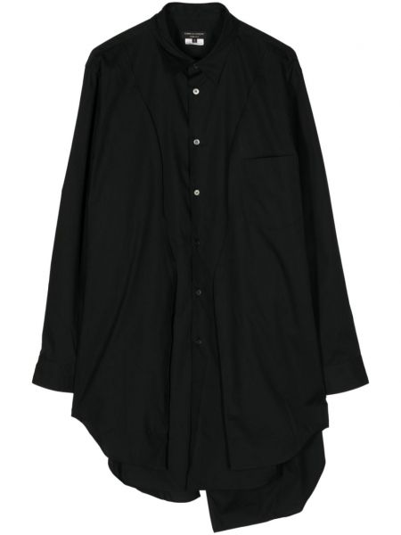 Koszula bawełniana asymetryczna Comme Des Garcons Homme Plus czarna