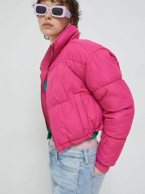 Téli kabát Hollister Co. rózsaszín
