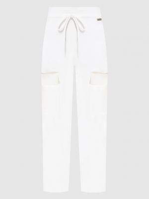 Белые брюки карго Twinset