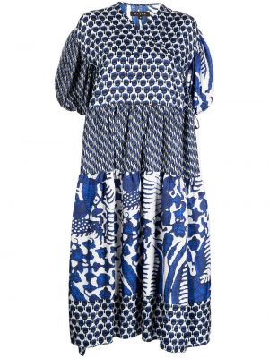 Kleid mit print Biyan blau