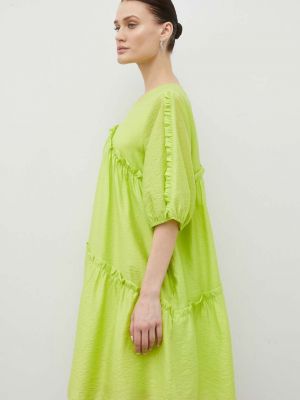 Lyocell mini ruha Gestuz - zöld