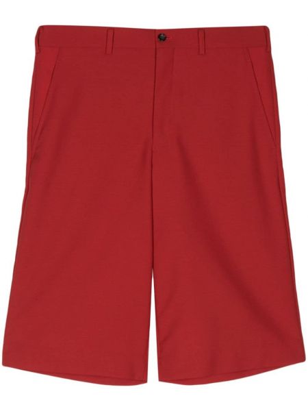 Vunene bermuda kratke hlače Comme Des Garçons Homme Plus crvena