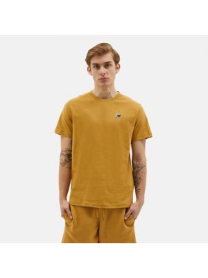 T-shirt aus baumwoll New Balance gelb