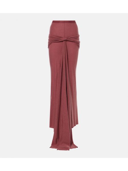 Maxi kjol Rick Owens rosa