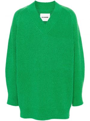 Pullover Jil Sander grün