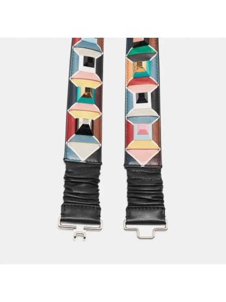 Cinturón de cuero Fendi Vintage