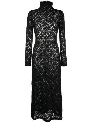 Вечерна рокля с дантела Chloé черно