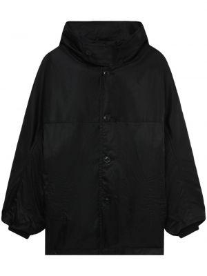 Παλτό με κουκούλα Y's μαύρο