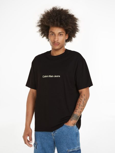 Camiseta Calvin Klein Jeans negro