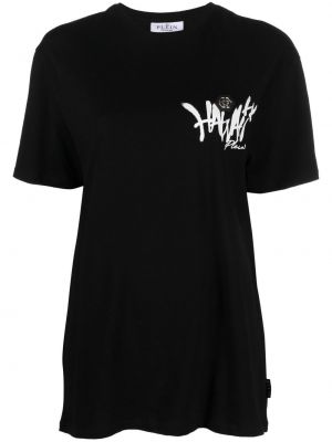 Tričko s potlačou Philipp Plein čierna