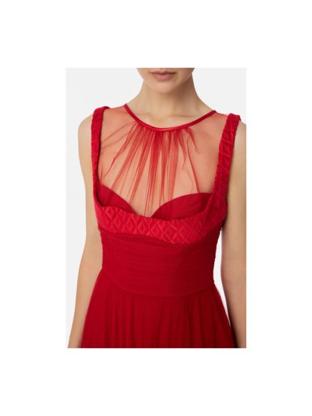 Sukienka długa Elisabetta Franchi czerwona