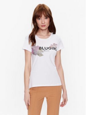 Priliehavé tričko Blugirl Blumarine biela